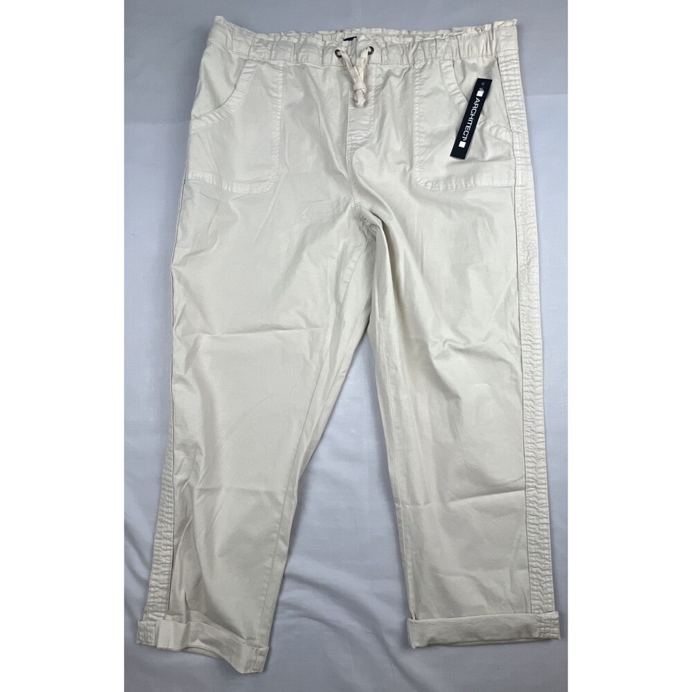 Architect Women’s Drawstring Rolled Cuff Pants Large NWT